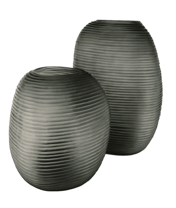 GUAXS - VASE PATARA ROUND SMOKEGREY – Image 2